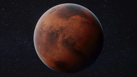Mars planet zooming in Stock Footage 149455642