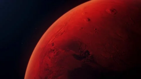 Mars. Red planet Video stock 166363476
