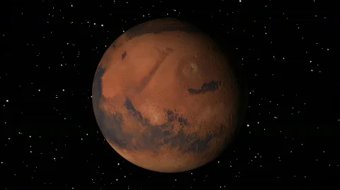 Mars Rotating Stock Footage 478566