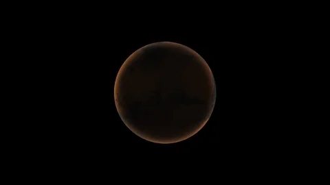 Mars rotating seamless loop 4K 04 Stock Footage 121347369