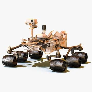 Mars Rover Curiosity 3D Model
