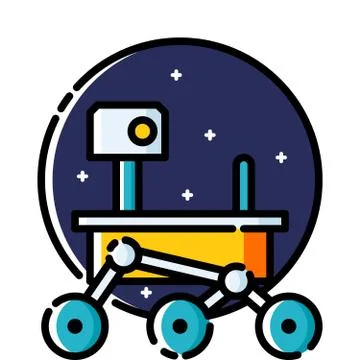 Mars Rover Stock Illustration