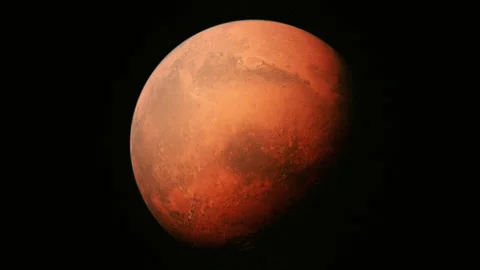 Mars in Space Video stock 246600745