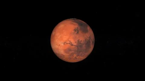 Mars in space. Seventh view. Stock Illustration