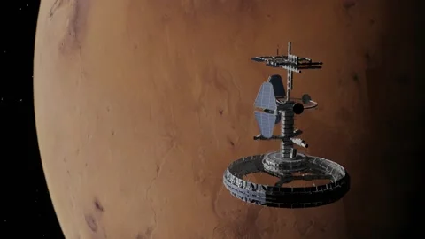Mars Space Station 動画素材 138998763