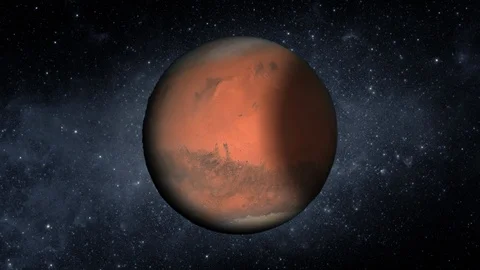 Mars, Stars and Shadow Stock Footage 90341036