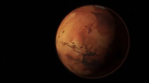 Mars with stars Stock Footage 56908587