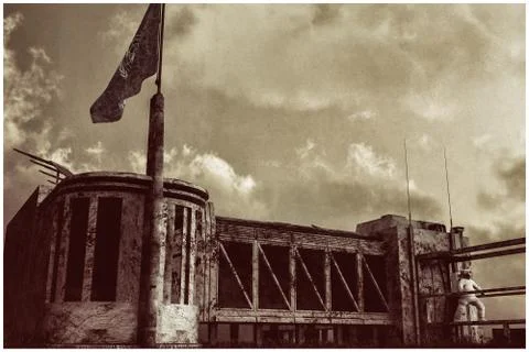 Mars station Stock Illustration