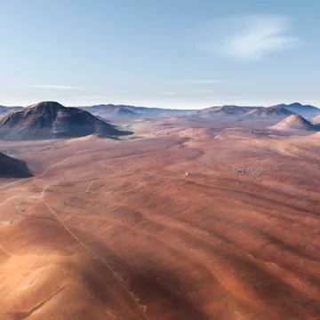 Mars surface. Elements of this image furnished by NASA Stock Illustration