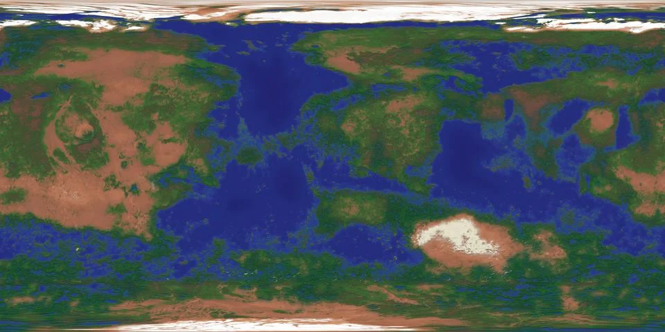 Mars terraform texture Stock-Illustration