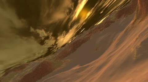 Mars-vally-sky Stock Footage 11910778