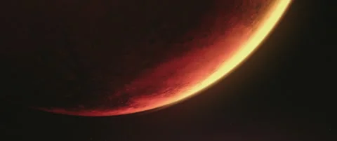 Mars. A view from space. Stock Footage 146085035