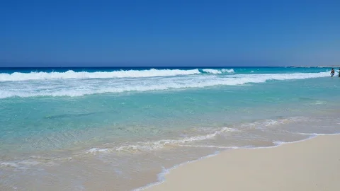Marsa Matruh, Egypt. The sandy beach and the amazing sea. Fabulous holidays Vidéo 127767130