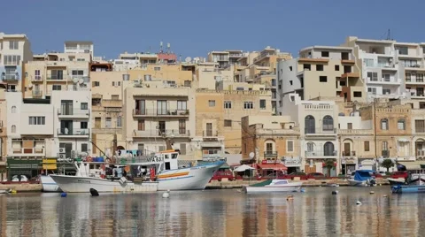 Marsaskala Malta Stock Footage 42797584