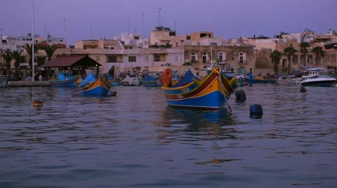Marsaxlokk Malta 스톡 동영상 42816115