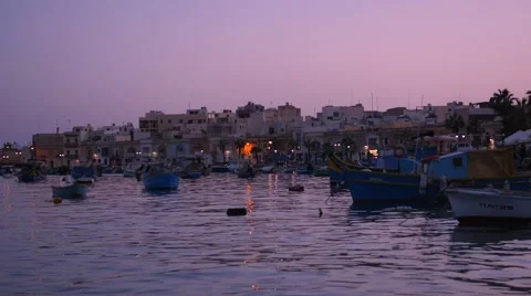 Marsaxlokk Malta Stock Footage 42816135