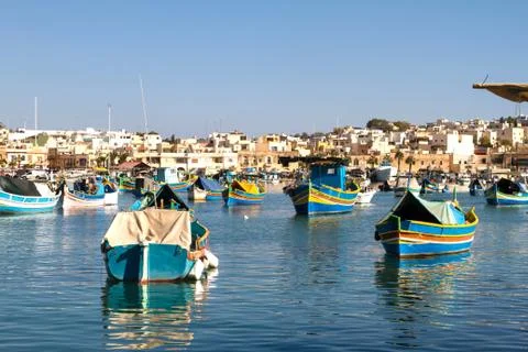 Marsaxlokk. Stock Photos