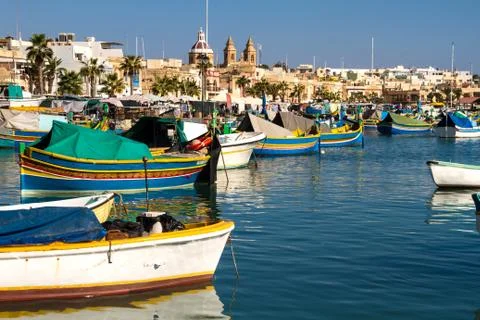 Marsaxlokk. Stock Photos