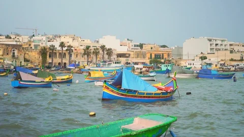 Marsaxlokk, storm Stock Footage 108855909