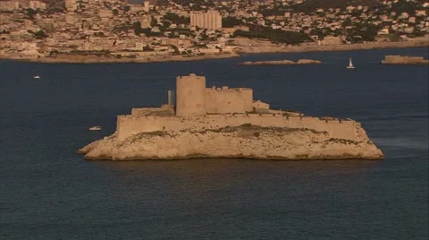 Marseille - Chateau d'If Stock Footage 52754787