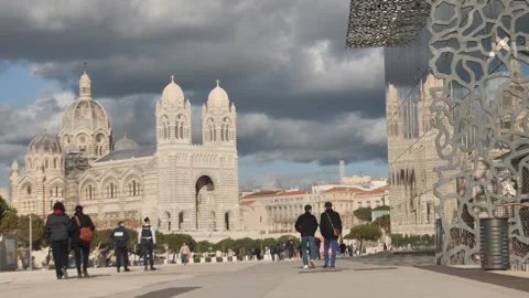 Marseille city centre Stock Footage 266824279