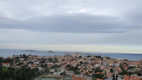 Marseille city view Stock Footage 148128078