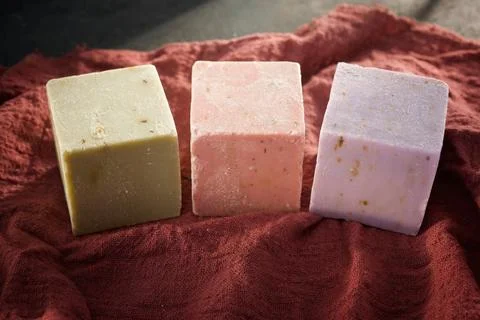Marseille handmade soap bars 写真素材