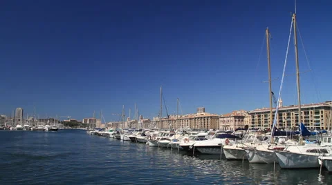 Marseille Harbor Stock Footage 38213972