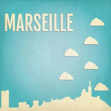 Marseille Stock Illustration