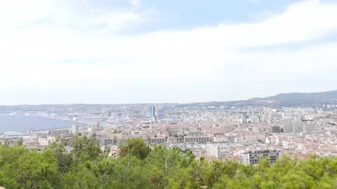 Marseille landscape 1 Stock Footage 159230096