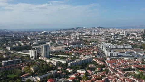 MARSEILLE St LOUP Pan view Stock Footage 221586542
