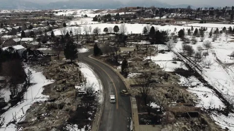 Marshall Fire Stock Footage 167982474