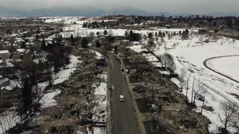 Marshall Fire Stock Footage 167982688