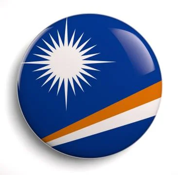 Marshall Islands flag Stock Illustration