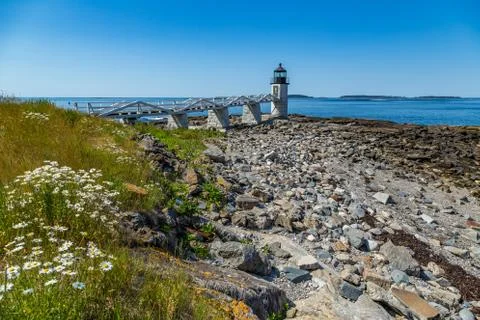 Marshall Point Light Station Stock Photos