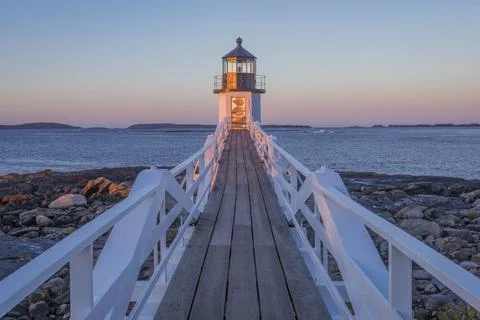 Marshall Point Lighthouse Stock Photos