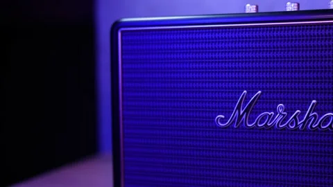Marshall Stanmore Bluetooth Speaker Stock Footage 236253846