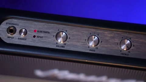 Marshall Stanmore Bluetooth Speaker Stock Footage 236253857