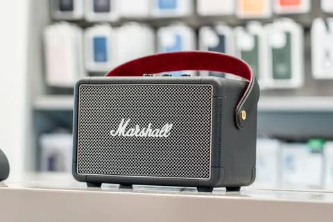 Marshall Stanmore Bluetooth Speaker with portable handle. Thailand, Bangkok.. Photos
