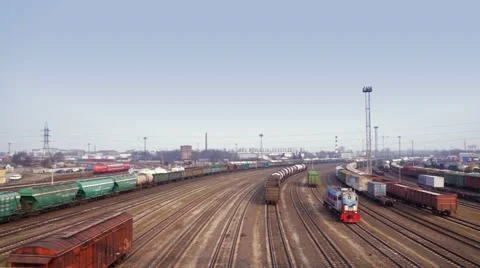 Marshalling Yard Stock Footage 67462527