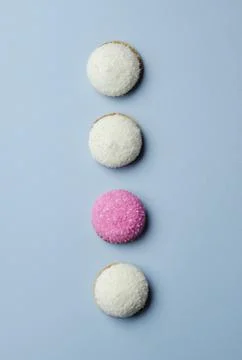 Marshamallow biscuits Stock Photos