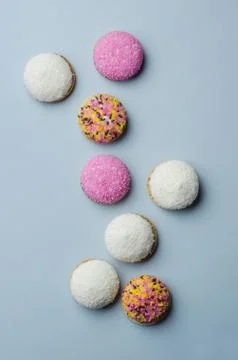 Marshamallow biscuits Stock Photos