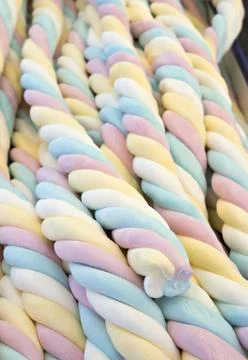 Marshmallow background Stock Photos