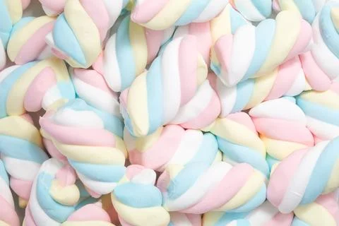 Marshmallow candy texture Stock Photos