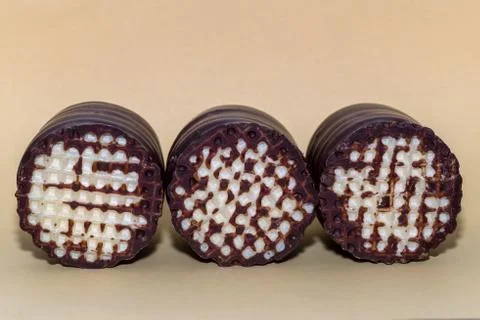 Marshmallow chocolate Stock Photos