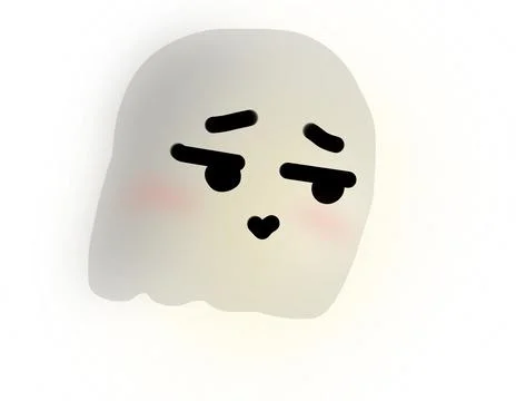 Marshmallow cute smiling Stock Illustration