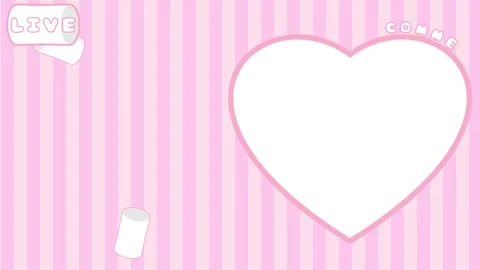 Marshmallow heart Looping streaming background. 1080p Stock Footage 258881226