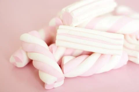 Marshmallow pattern background Stock Photos