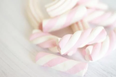 Marshmallow pattern background Stock Photos