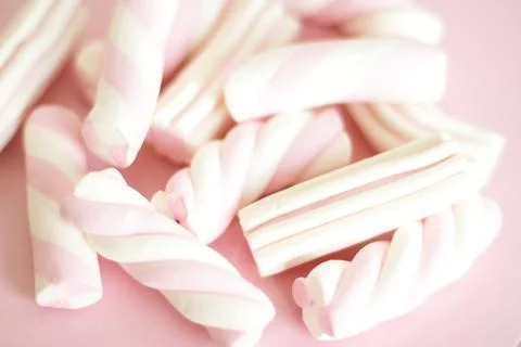 Marshmallow pattern background Stock Photos
